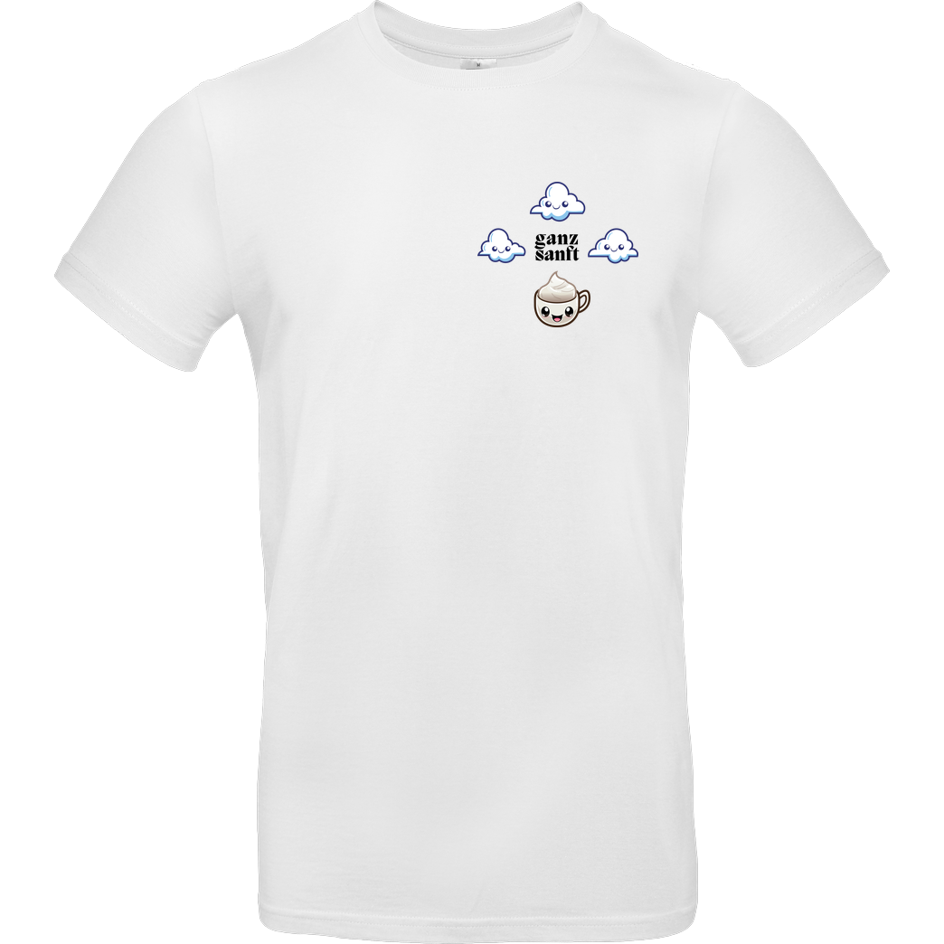 Kelvin und Marvin Kelvin und Kim - Ganz Sanft (Pocket) T-Shirt B&C EXACT 190 -  White
