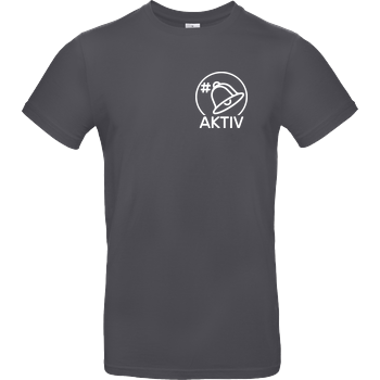 Kelvin und Marvin - Glocke Aktiv T-Shirt B&C EXACT 190 - Dark Grey