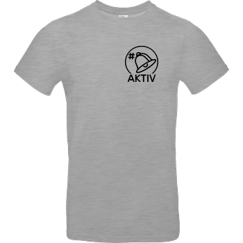 Kelvin und Marvin - Glocke Aktiv T-Shirt B&C EXACT 190 - heather grey