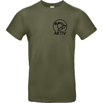 Kelvin und Marvin - Glocke Aktiv T-Shirt B&C EXACT 190 - Khaki