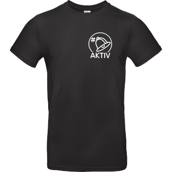 Kelvin und Marvin - Glocke Aktiv T-Shirt B&C EXACT 190 - Black