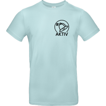 Kelvin und Marvin - Glocke Aktiv T-Shirt B&C EXACT 190 - Mint