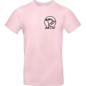 Kelvin und Marvin - Glocke Aktiv T-Shirt B&C EXACT 190 - Light Pink
